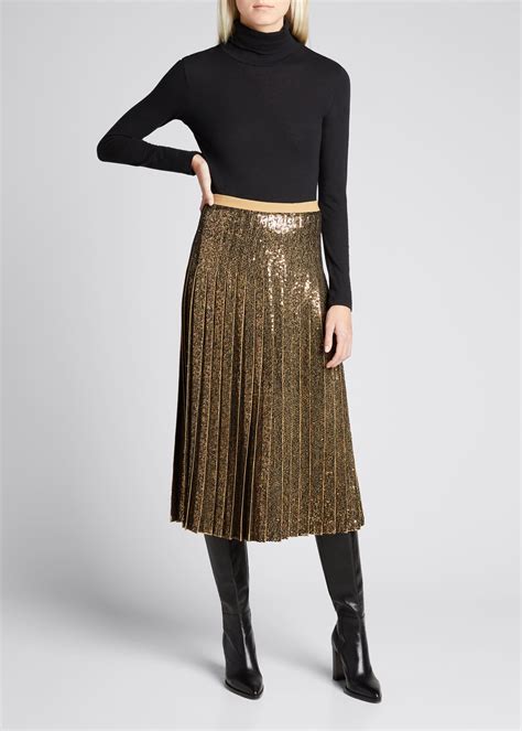 Michael Kors Sequin Midi Skirt 